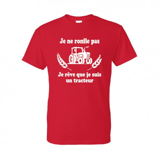 T-shirt ''Ronfle tracteur" 